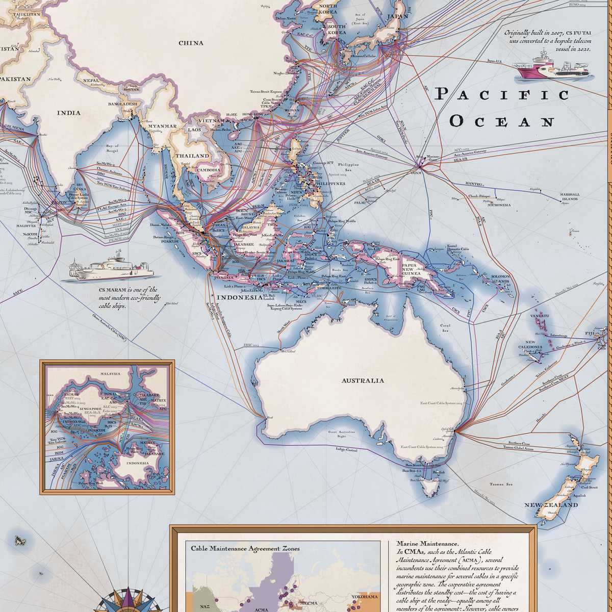 Submarine Cable Map 2023