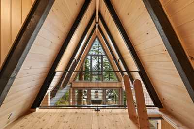 View outside through the roofline