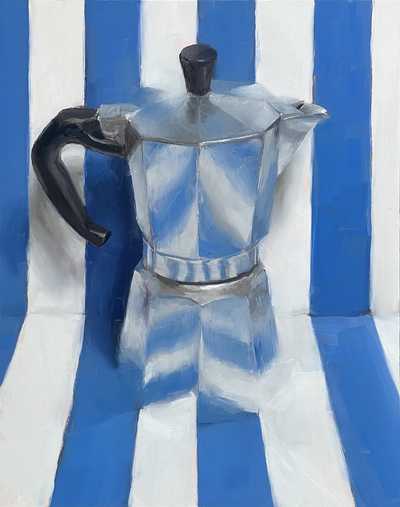 Mocha pot painting