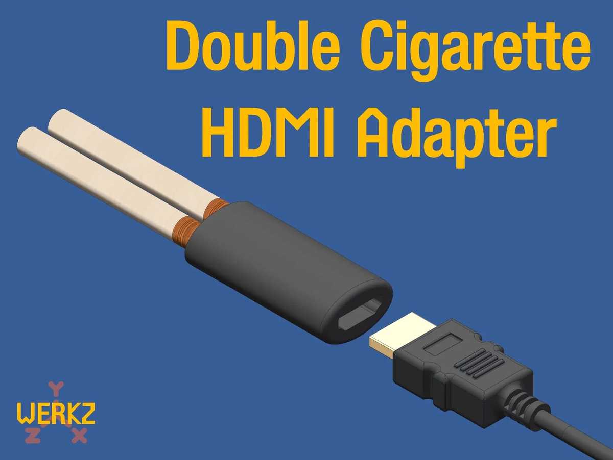 HDMI to cigarette adapter