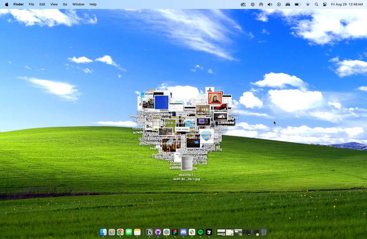 Screenshot of a desktop