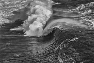 Looking at a massive wave from above