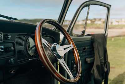 Photo of inside the TBug Baja VW Beetle