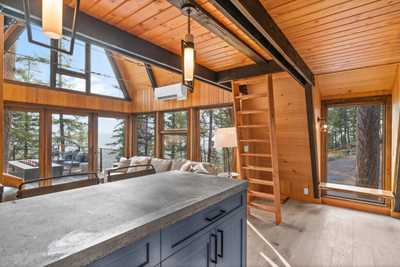 Kitchen, looking through to the lounge room