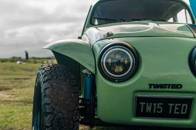 Photo of the front of the TBug Baja VW Beetle