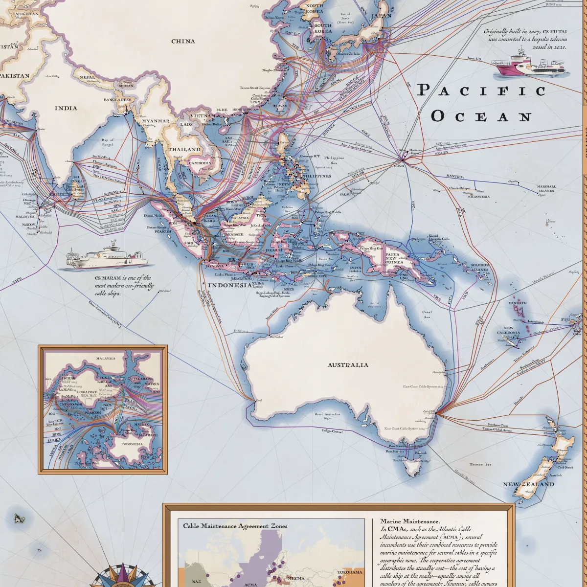 Submarine Cable Map 2023