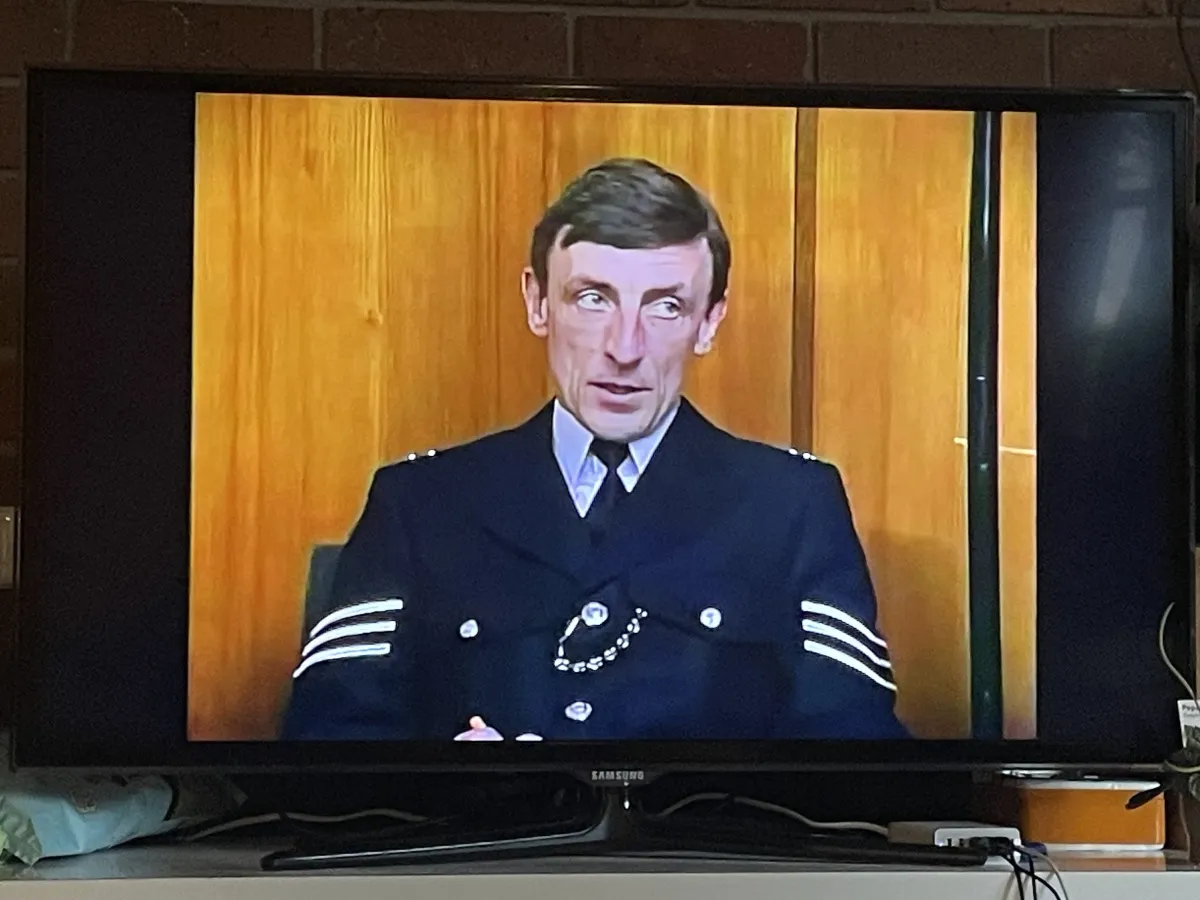 Sgt. Bob Cryer not looking impressed