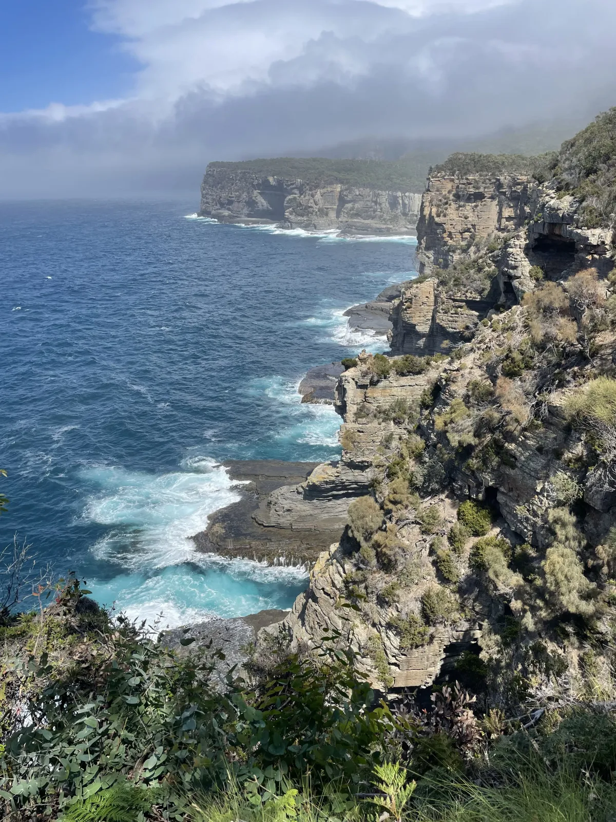 Cliffs over the ocean