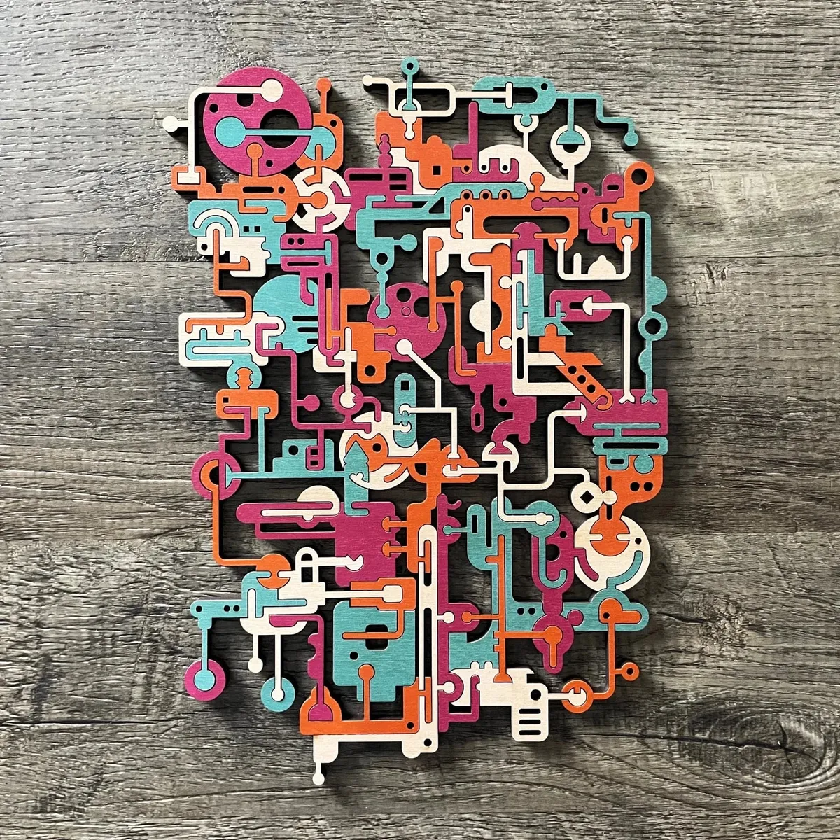 A jigsaw puzzle