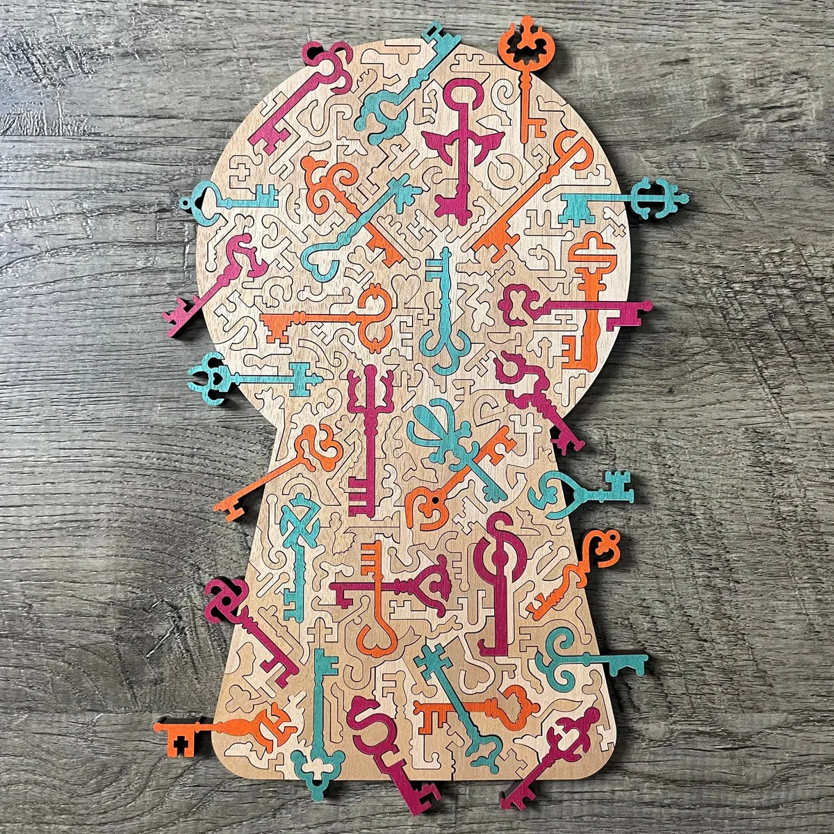 A jigsaw puzzle