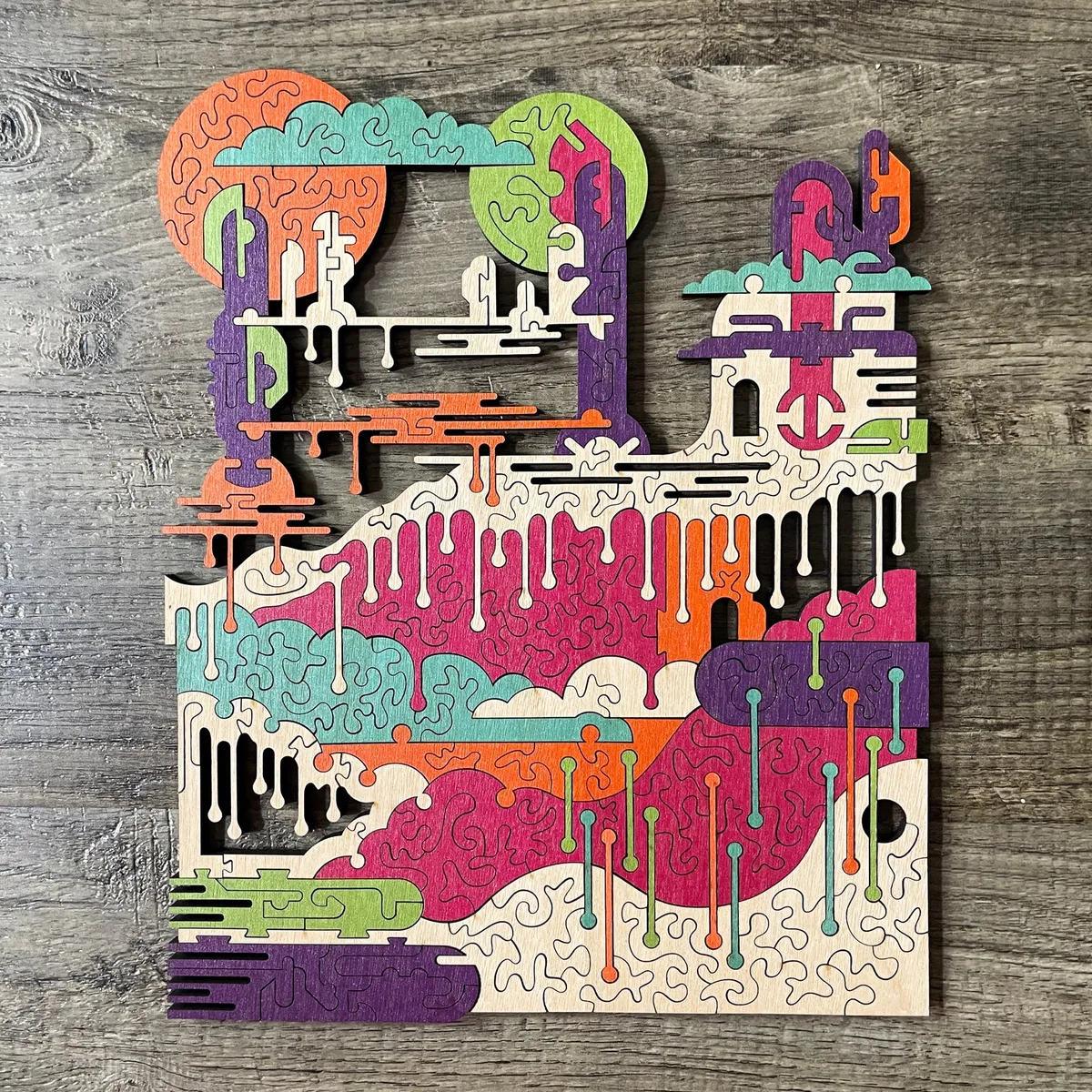 A jigsaw puzzle