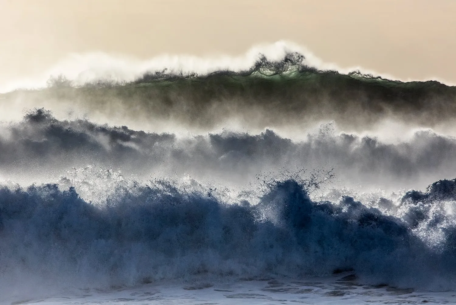 Photo of waves crashing
